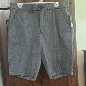 NWT Apt. 9 Gray Flat Front Shorts